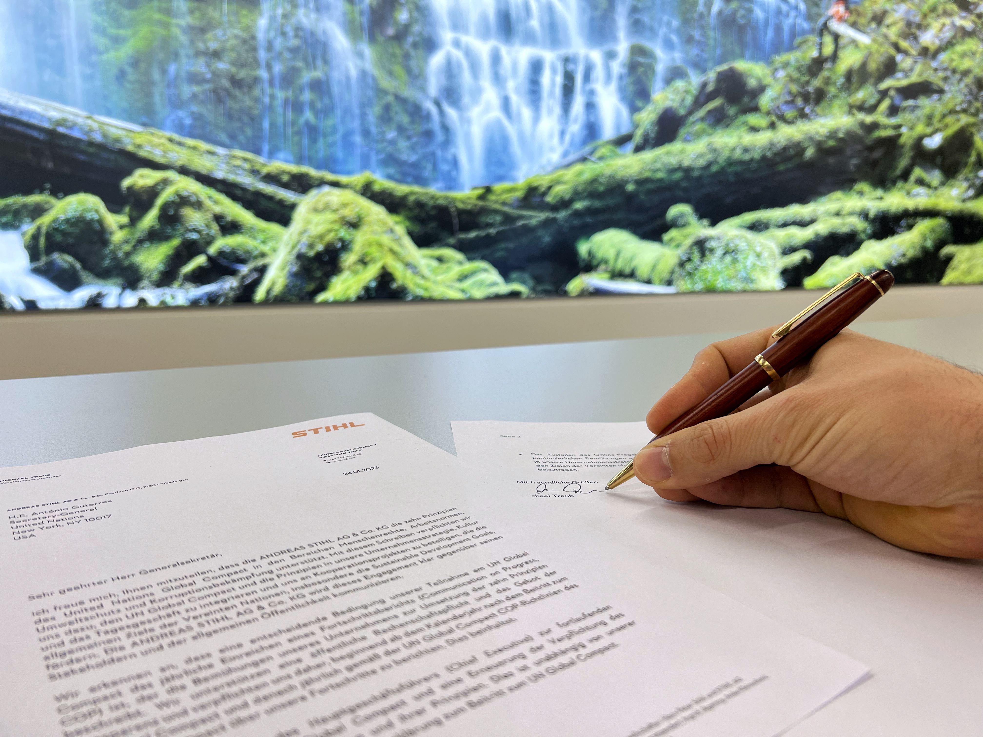 Η STIHL εντάσσεται στο Παγκόσμιο Σύμφωνο του ΟΗΕ 